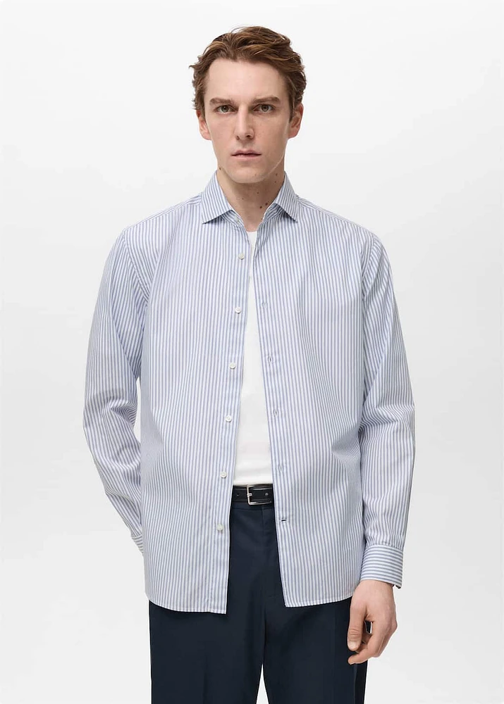 100% cotton striped shirt