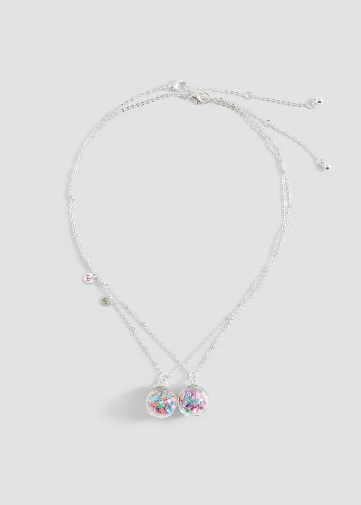 2 pack Best Friends necklace