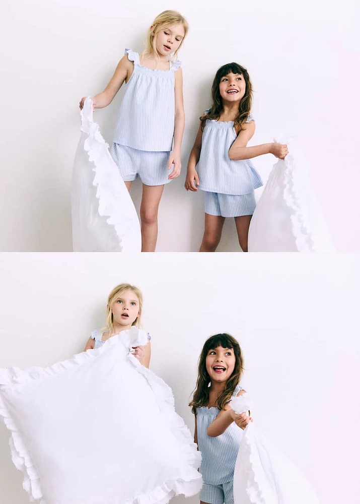 Striped cotton pyjama pack