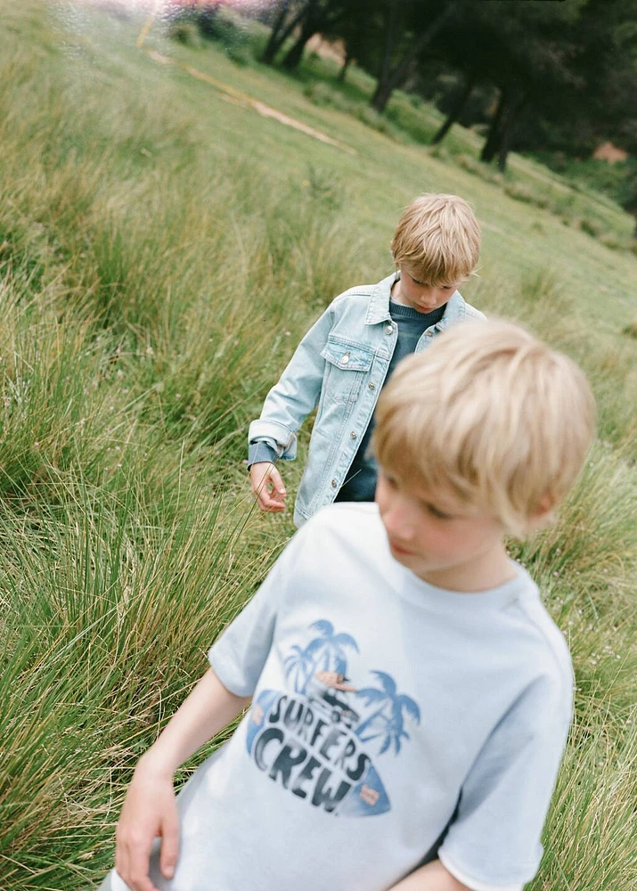 Surf printed t-shirt