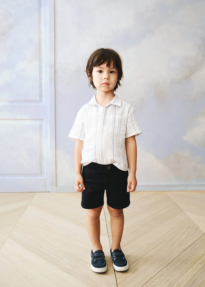 Striped cotton shirt