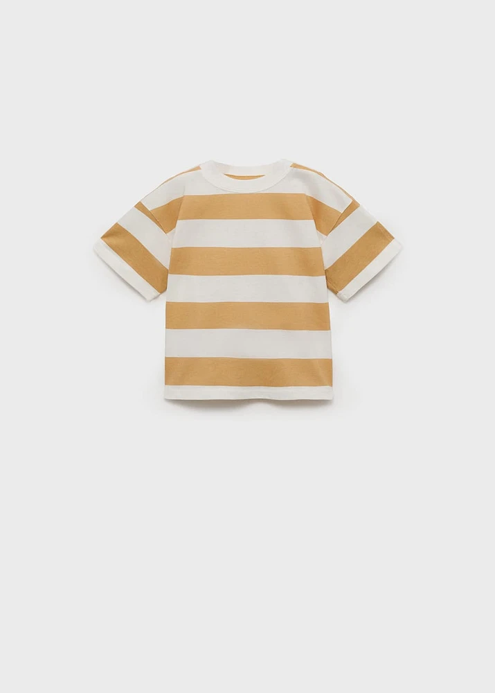 Striped cotton T-shirt