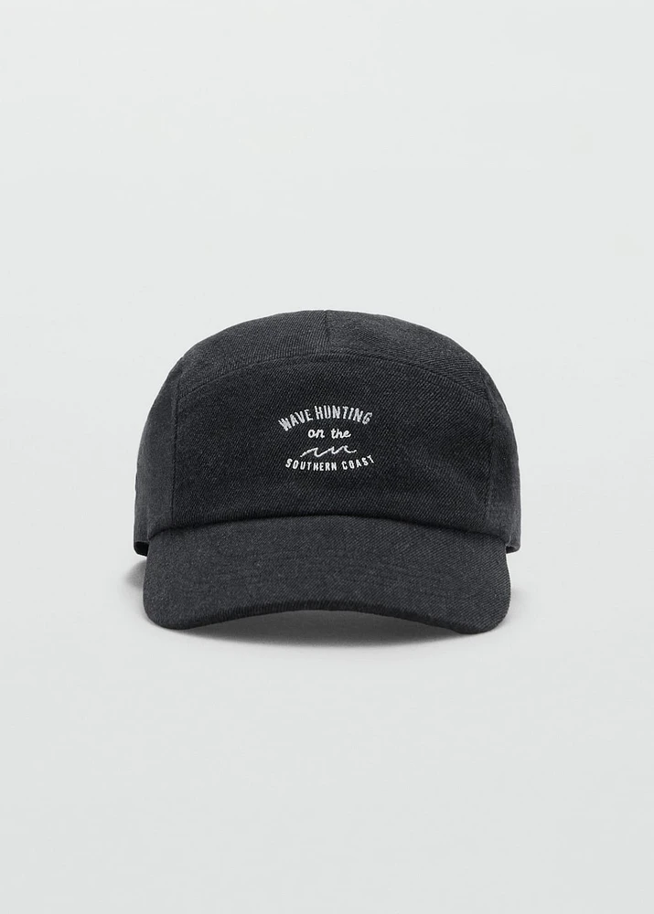 Print cotton cap