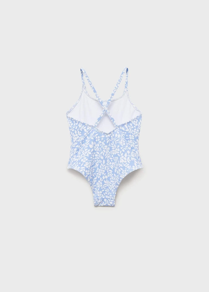 Floral print swimsuit