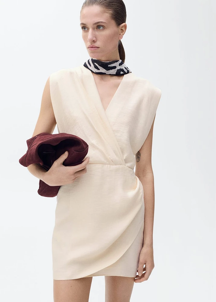 Lyocell wrap dress