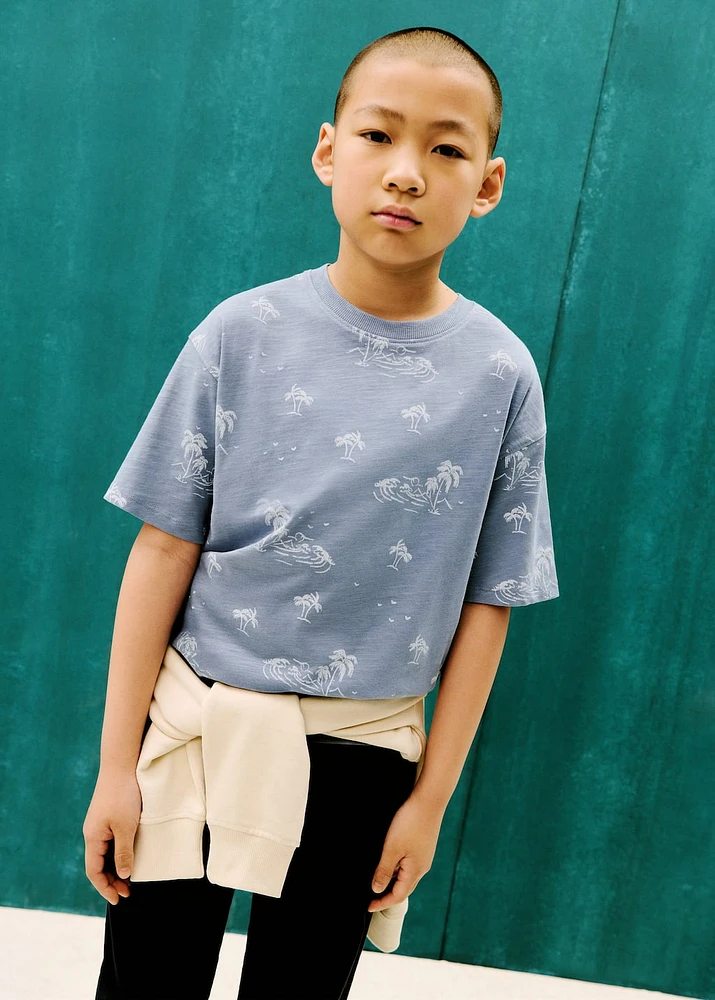 Palm print T-shirt
