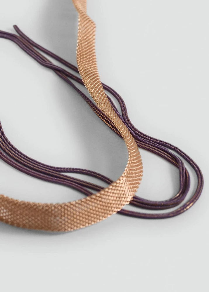 Combined necklace pack