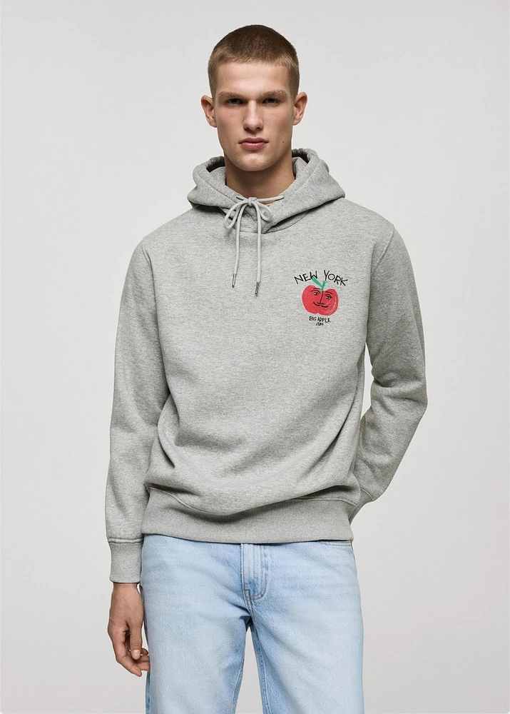 Graphic hooded sweatshirt