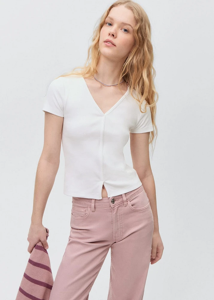 Seam detail T-shirt