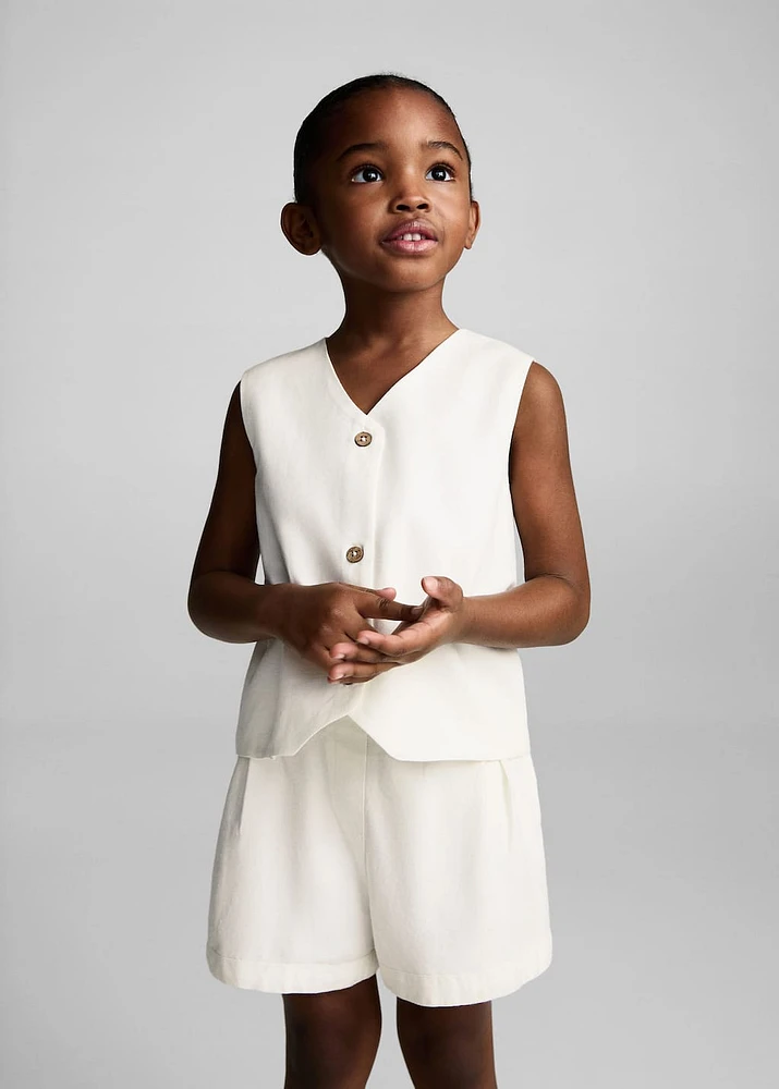 Linen shorts