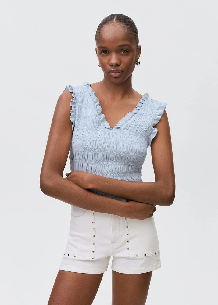 Ruffled top