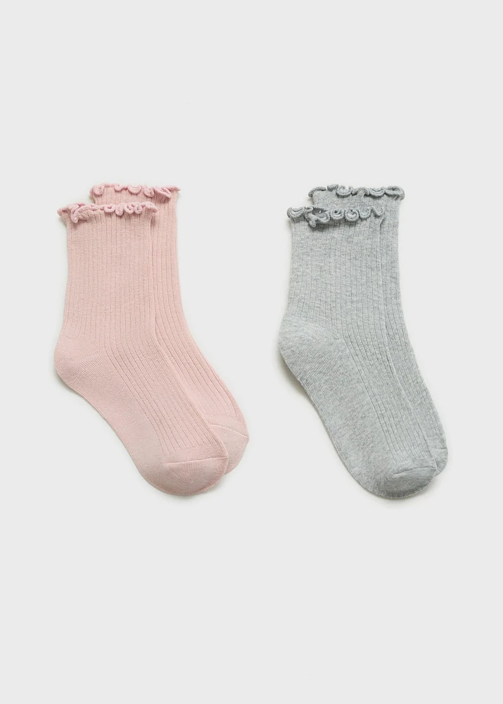 2 pack mixed socks