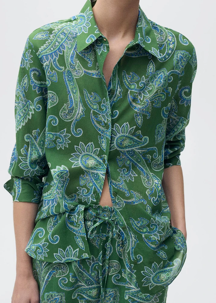Cotton paisley shirt