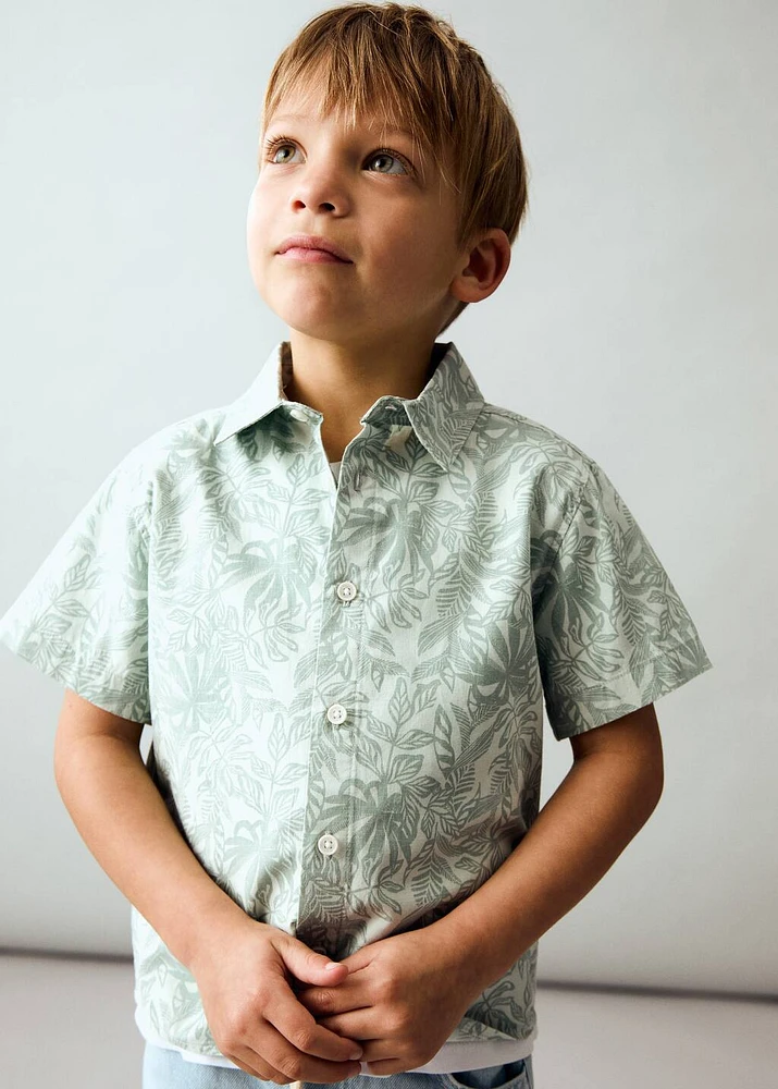 Floral print shirt