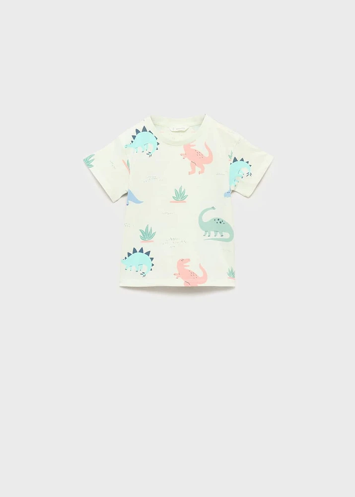 Cotton dinosaur t-shirt