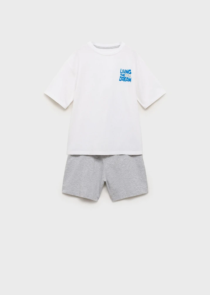 Two-piece short pyjamas