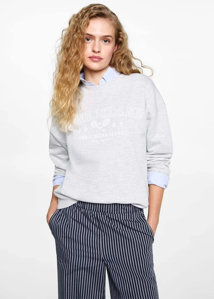 Striped flowy trousers