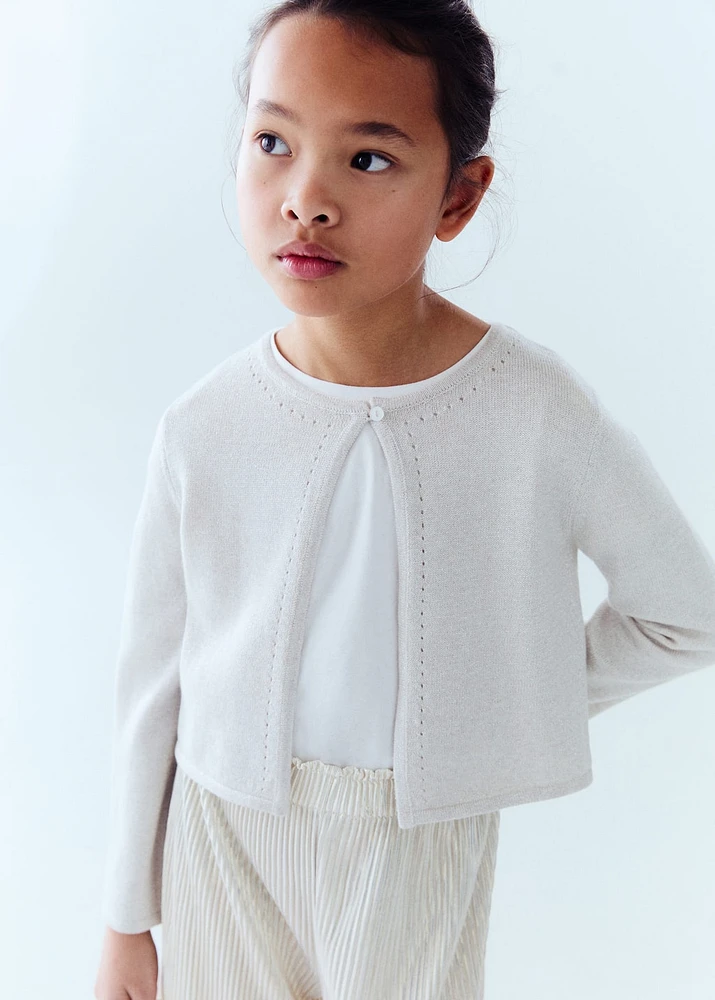 Knit cardigan
