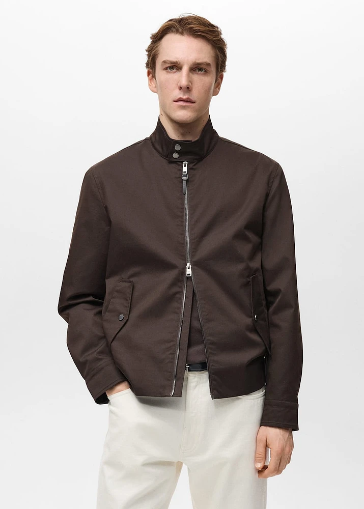 Water-repellent cotton jacket