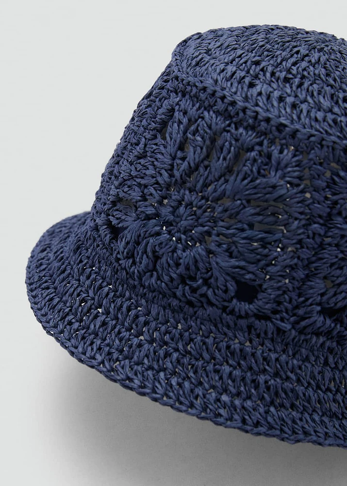 Crochet bucket hat