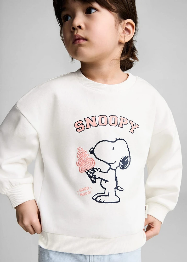 Snoopy-print sweatshirt
