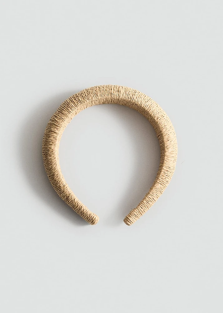 Natural fiber headband