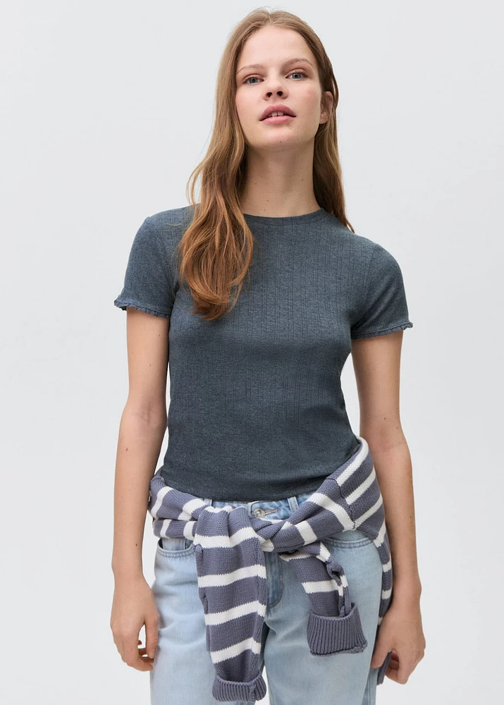 Sleeve detail t-shirt