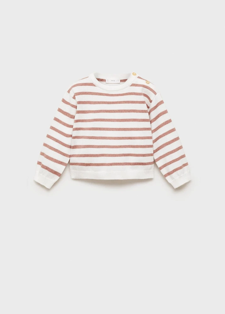 Knit striped sweater