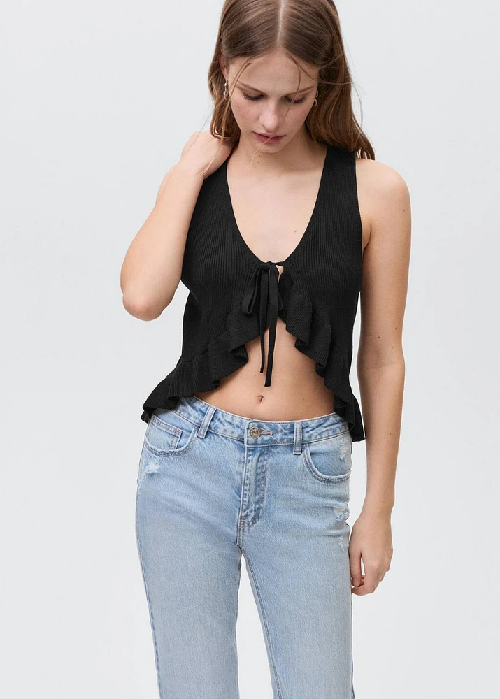 Bow crop top