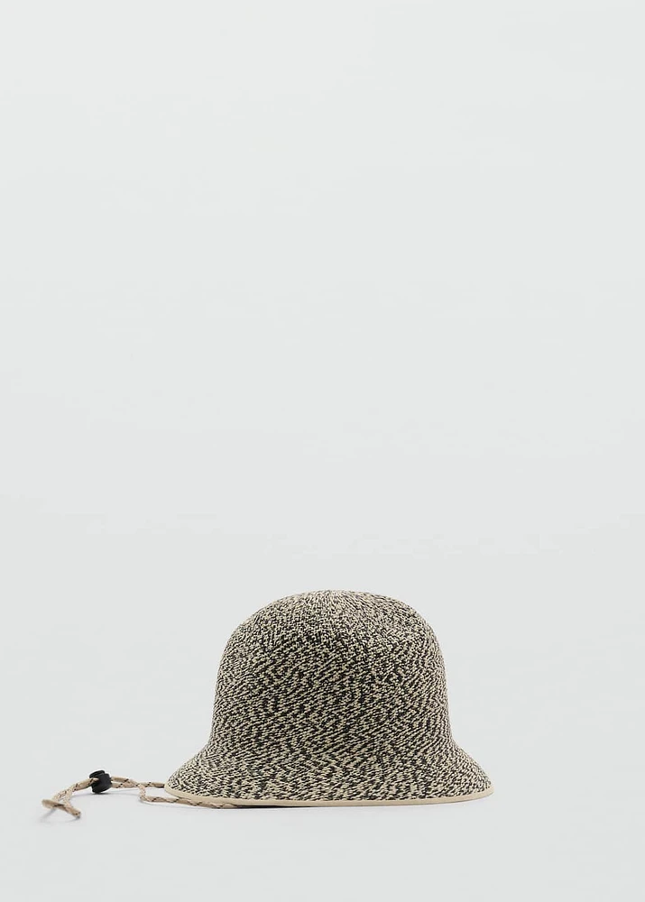 Straw bucket hat