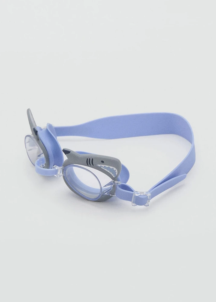 Shark swimming goggles