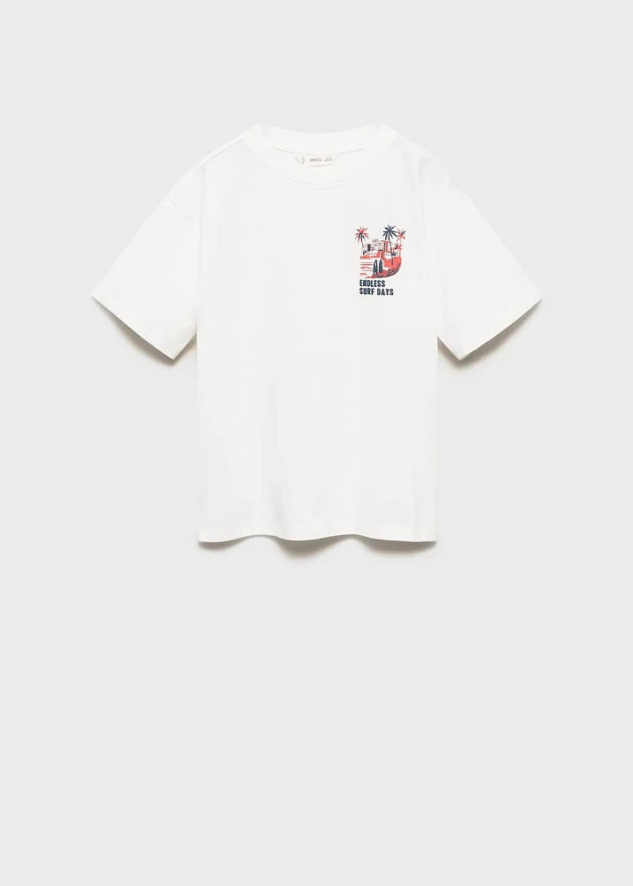 Surf printed t-shirt