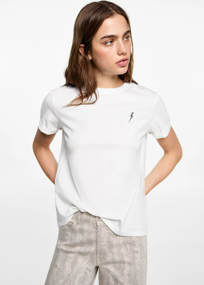 Short-sleeved printed t-shirt