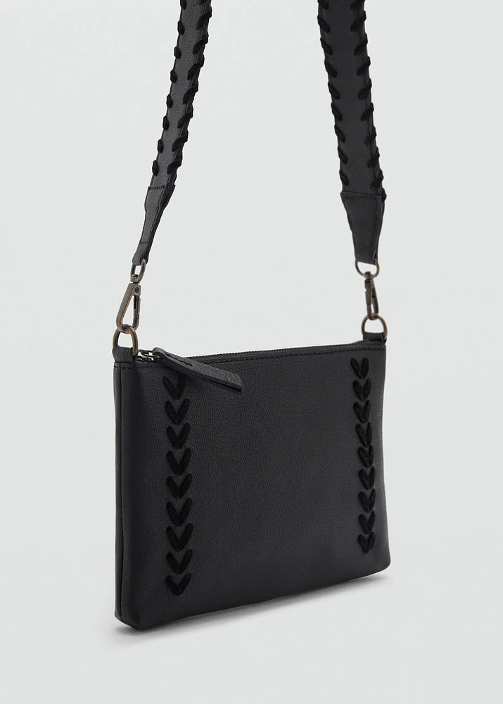 Leather envelope bag
