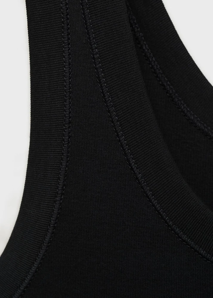 Cotton top with straps