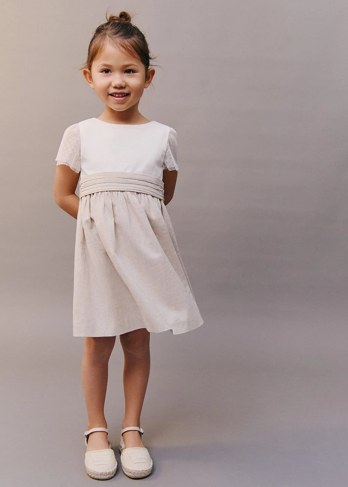 Contrast skirt dress