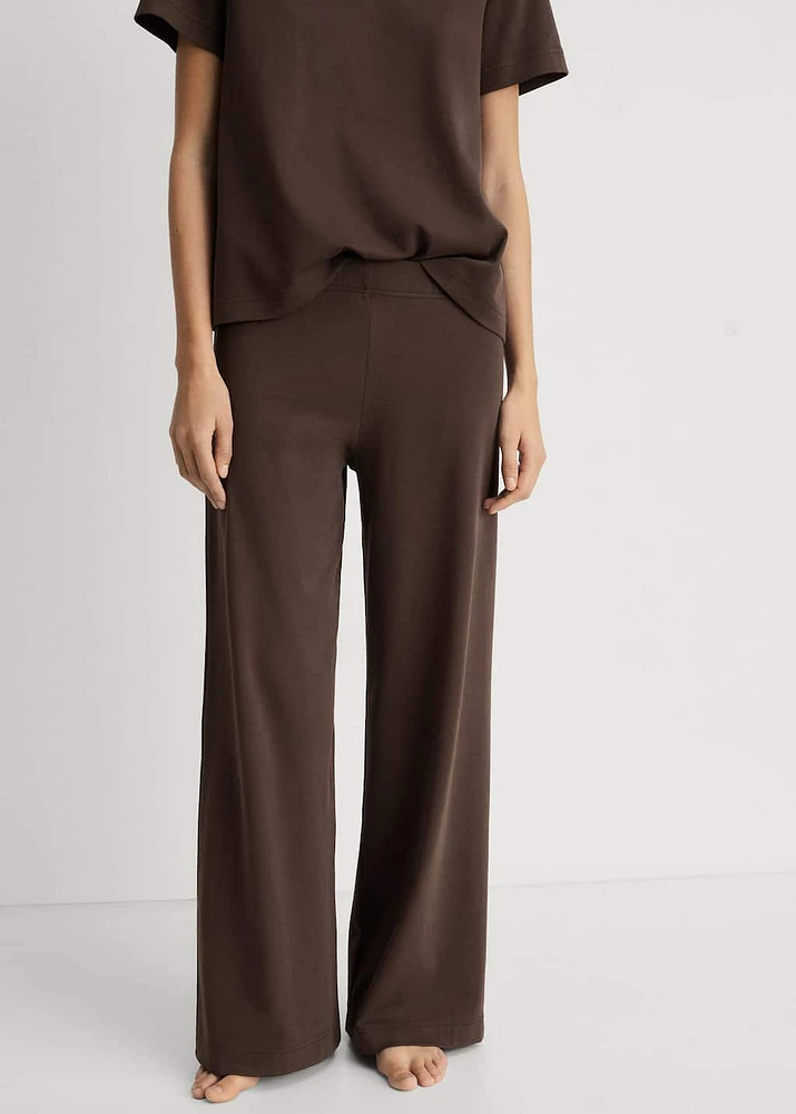 Plain cotton pajama pants