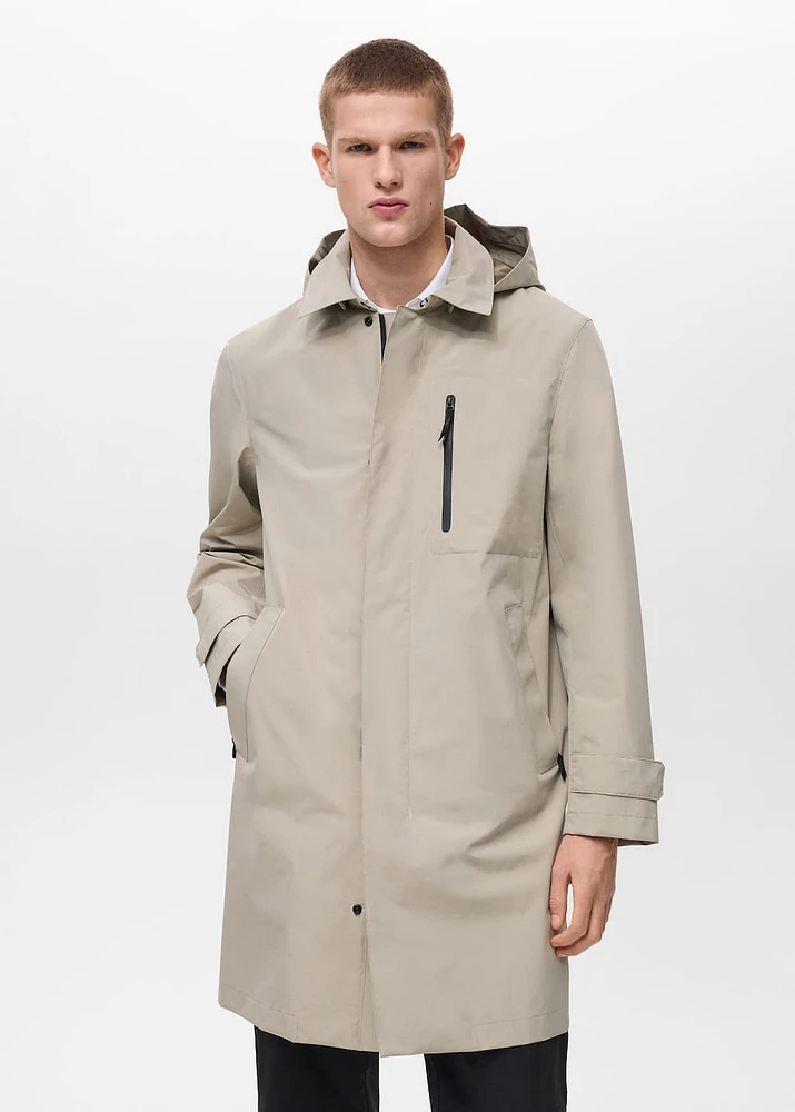 COOLMAX® technology waterproof parka
