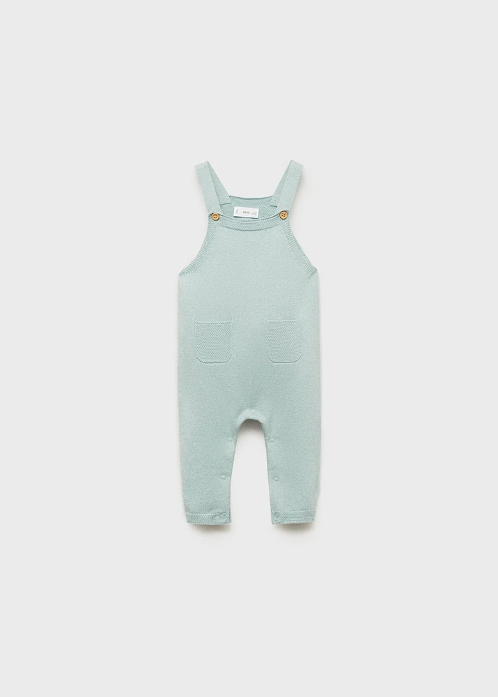 Knitted dungarees