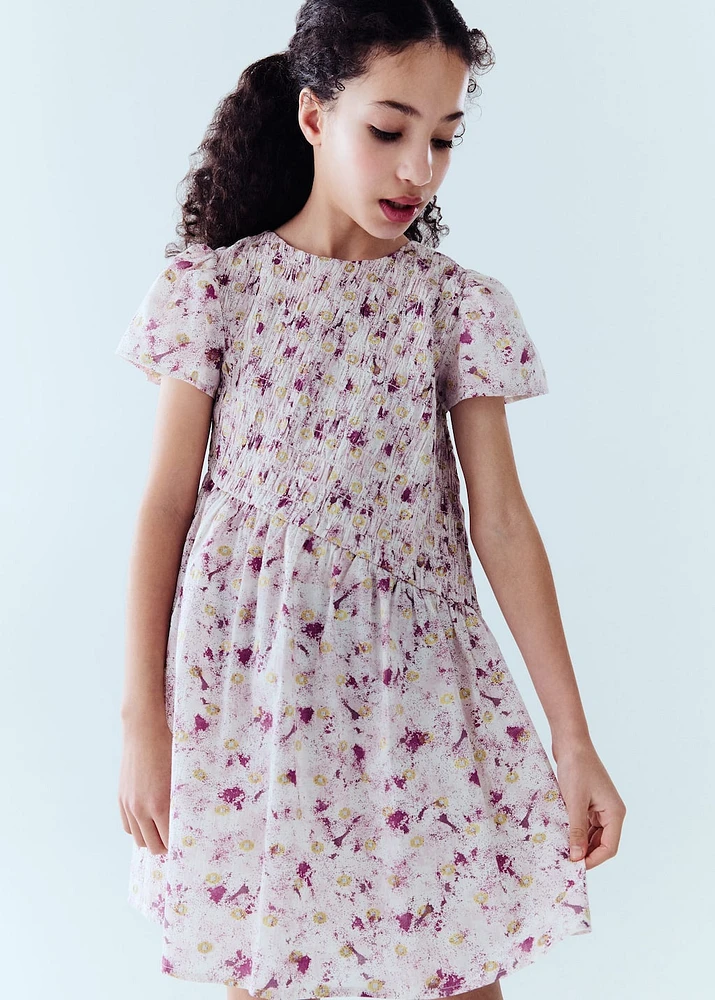 Printed short dress