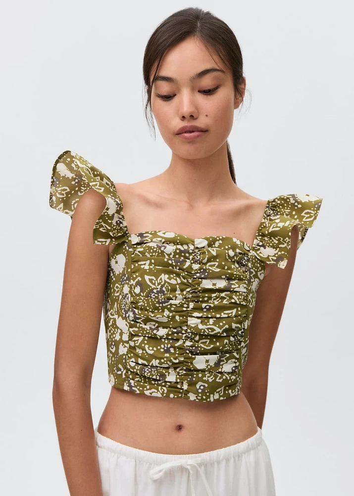 Draped top