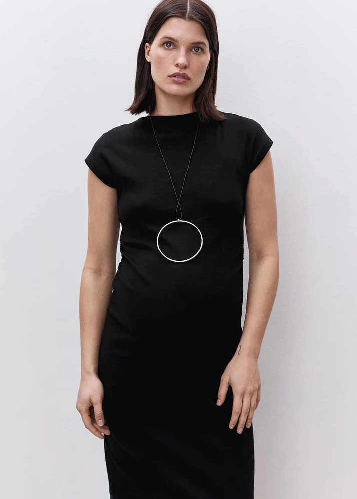 Cotton maternity dress