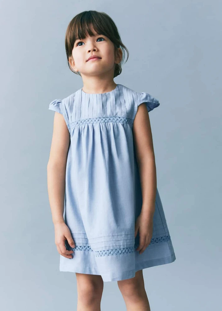 Embroidered detail dress