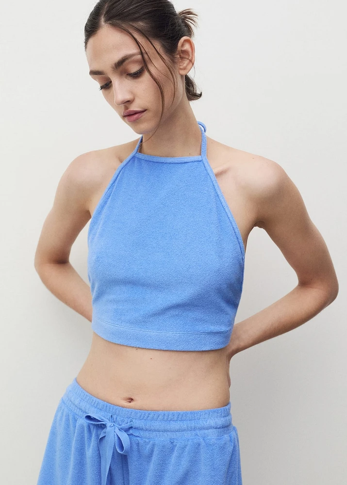 Terry cotton top