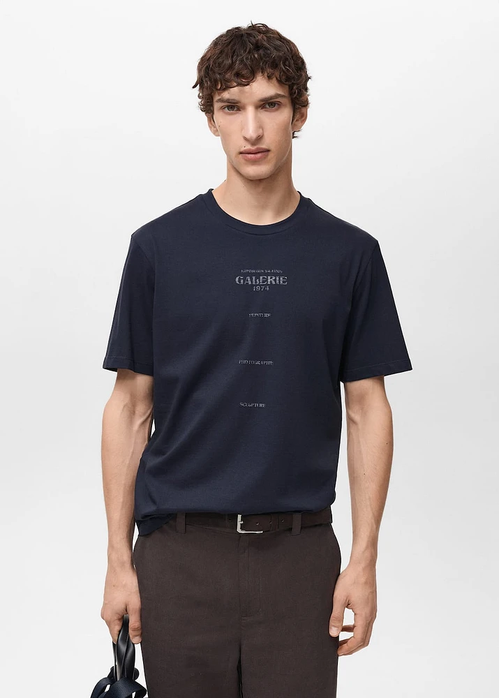 Short-sleeved printed t-shirt