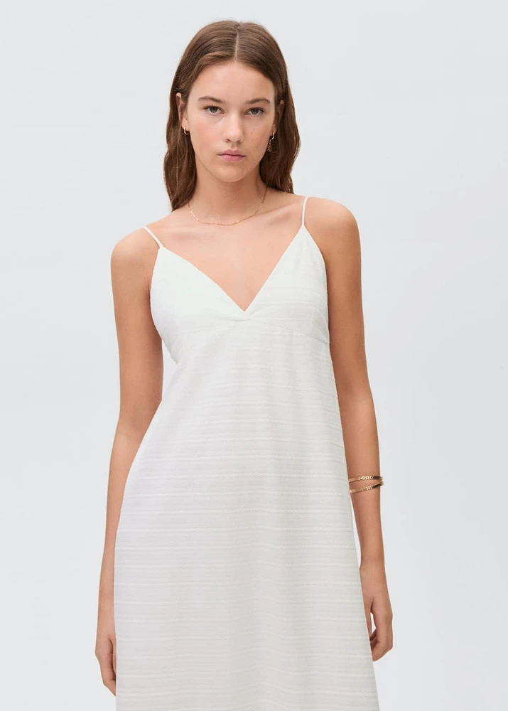 Long textured dress