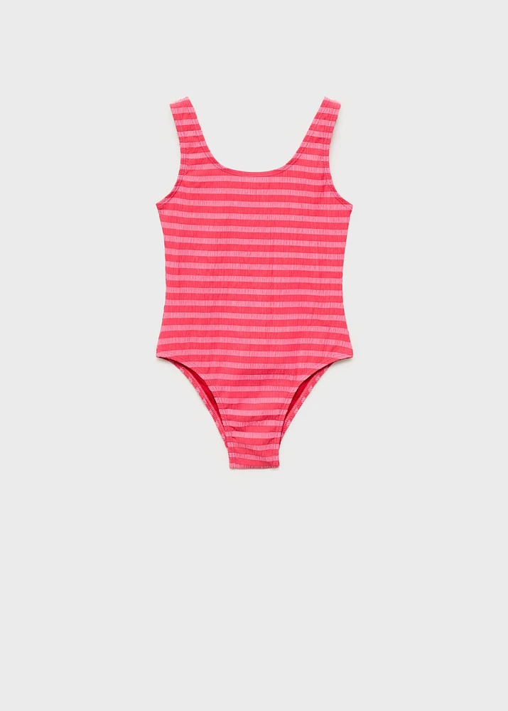Striped swimsuit