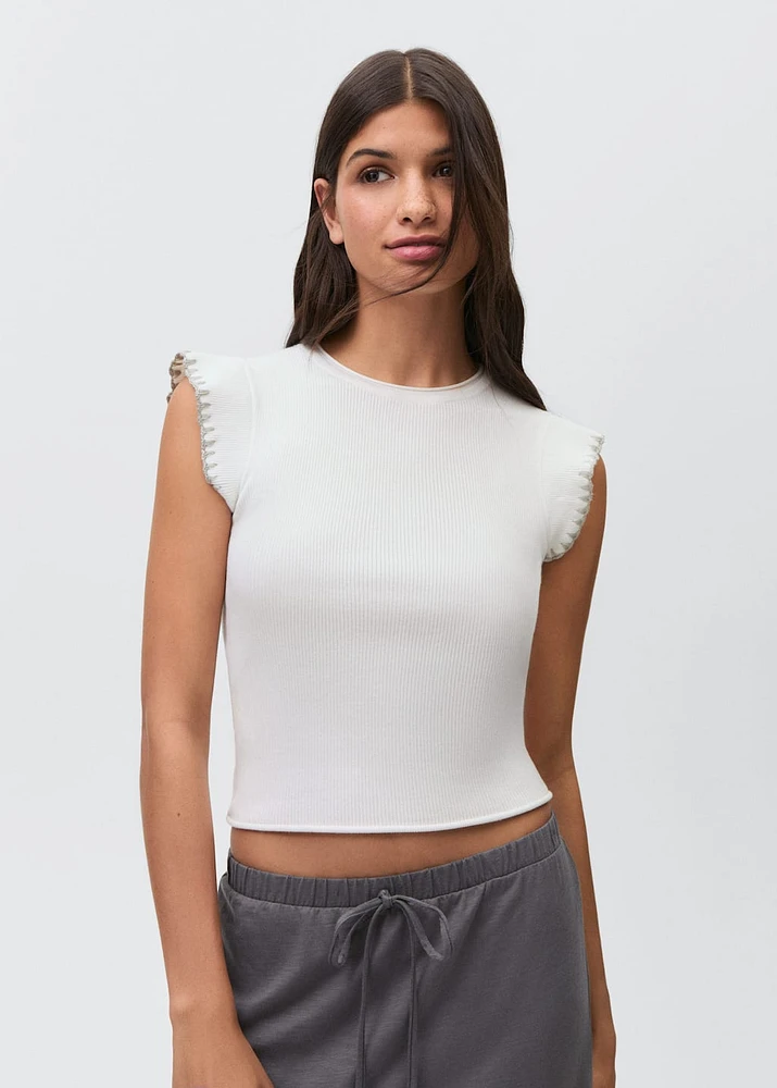 Long knitted skirt