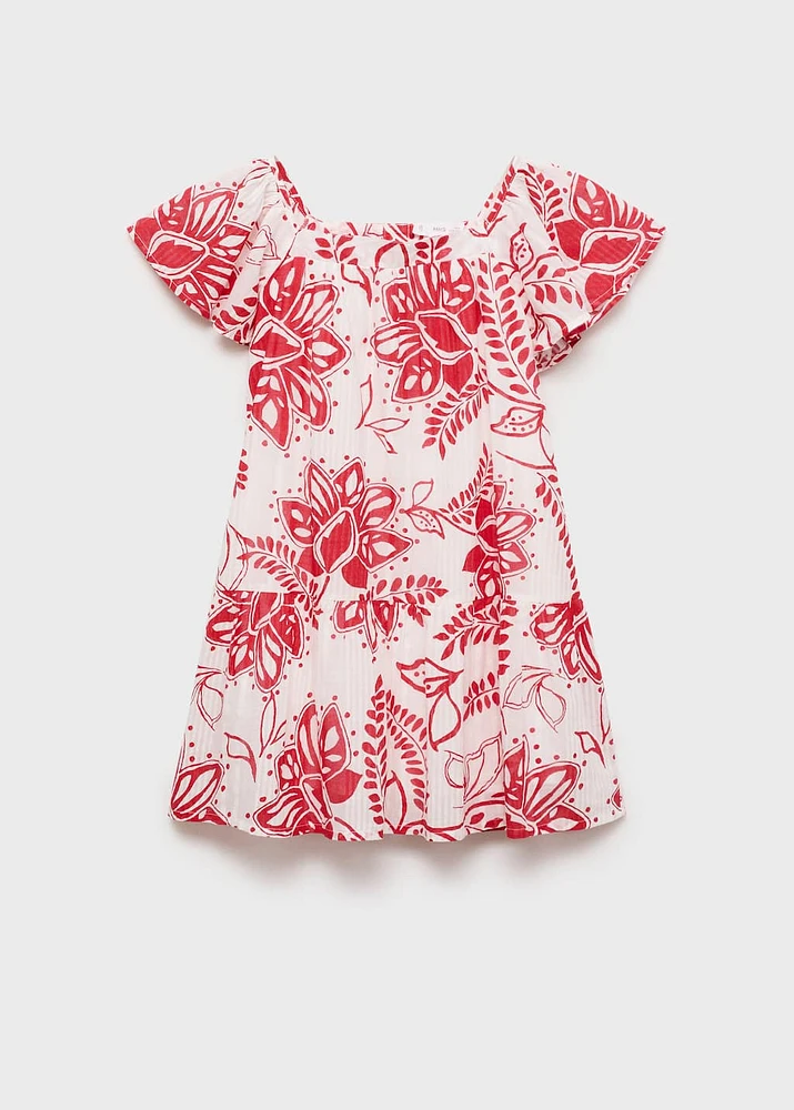 Floral print dress