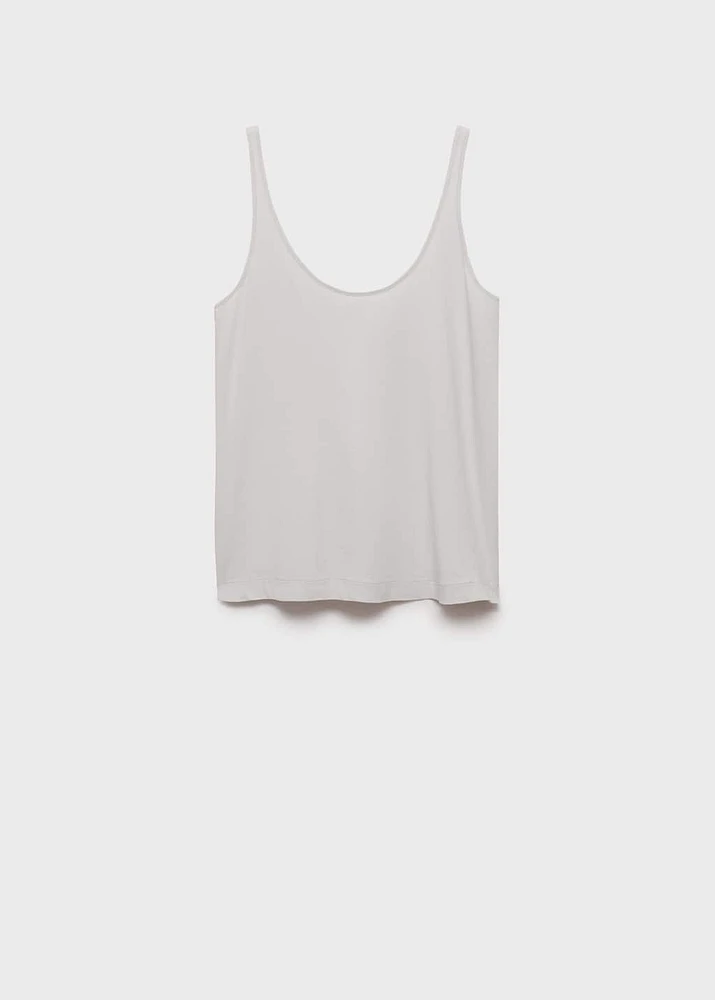 Pajama top with straps